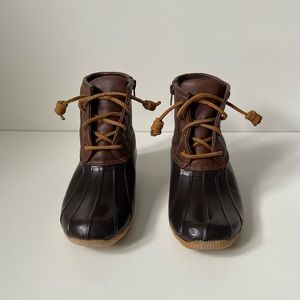 Sperry Topsider Kid’s Unisex Saltwater Water-resistant Rain Boot - Brown